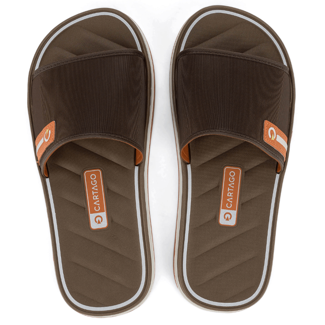 Grendene Chinelo CARTAGO MALAGA 12377-AY672 MarromLaranja -1-